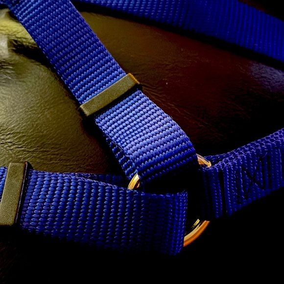 New and Tagged Adjustable Blue Harness. Medium 20”-28” Grith PRICE DROP - Picture 5 of 12